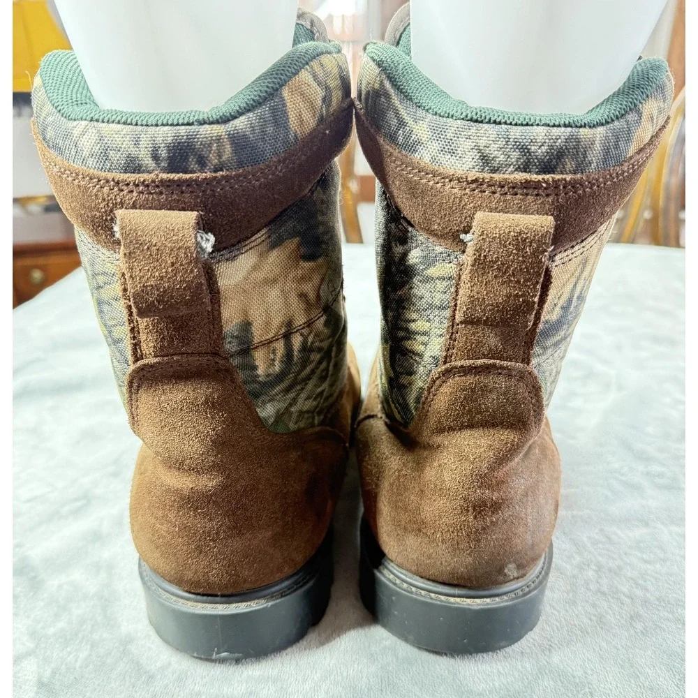 Brahma Boots Mens Size 13 Brown Camo Suede Thinsulate Hunting Snow Boots